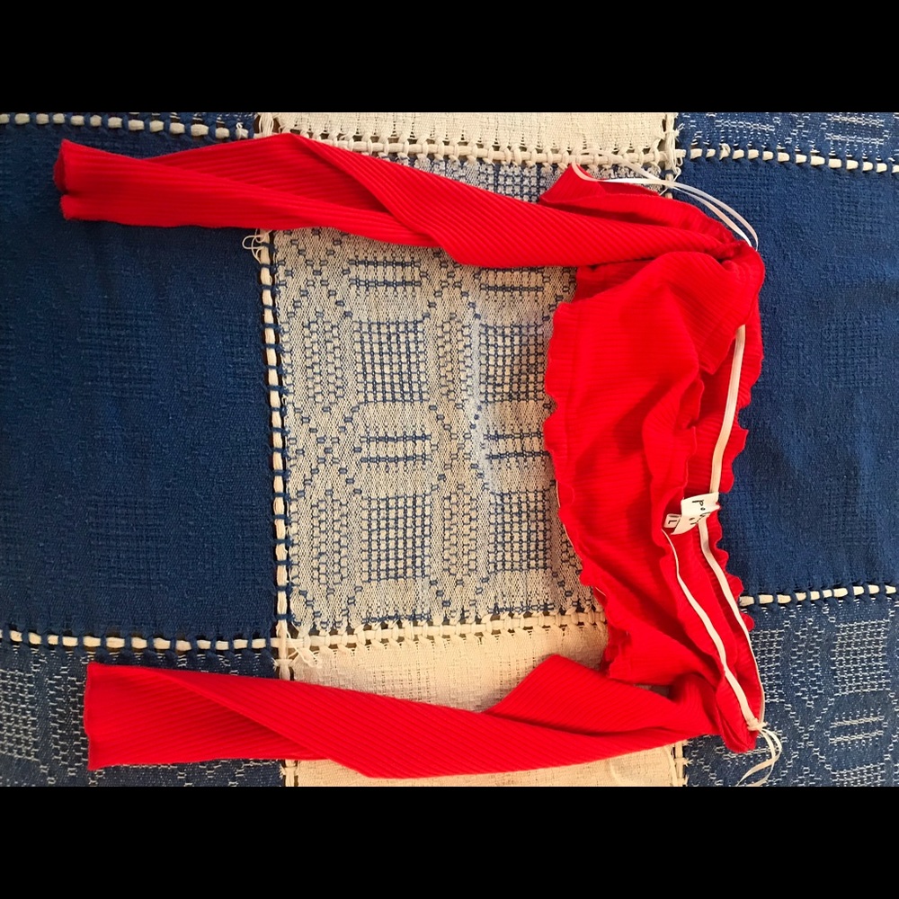 Princess Polly Red Crop Top